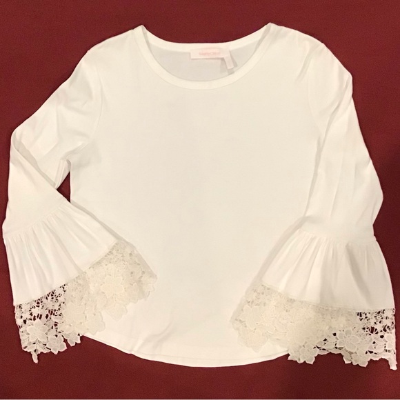See By Chloe Tops - See By Chloe White Bell Sleeve Top